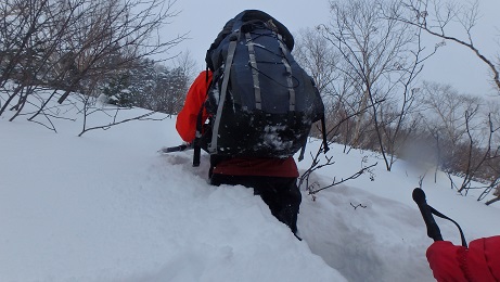 腰までのラッセル・・・